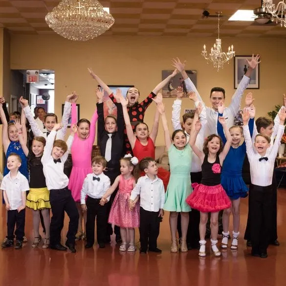 A child dancing in the youth program