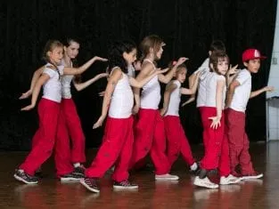 Young dancers at a Dance Vitality showcase